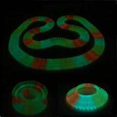 Luminous Racing Track Car