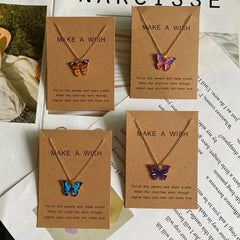 Butterfly Pendant Necklace