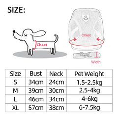 Pet Harness Vest - S