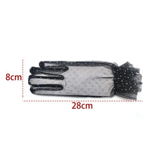 Dot Print Mesh Glove