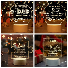 Father's Day Acrylic Night Light