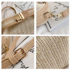 Straw Crossbody Bag