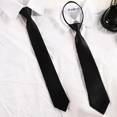 Unisex Simple Clip on Tie