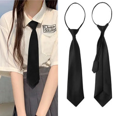 Unisex Simple Clip on Tie