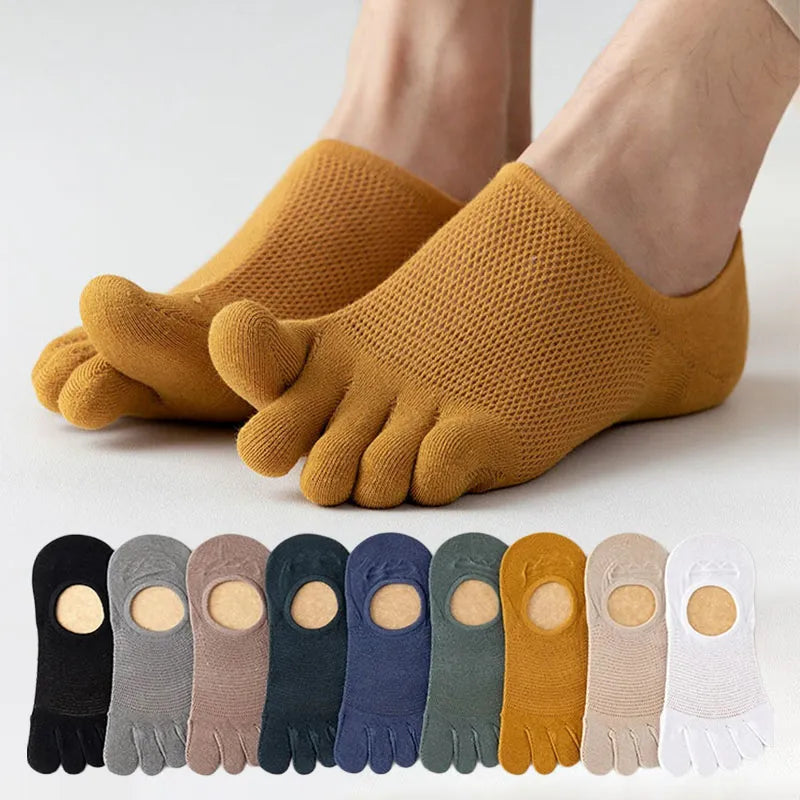 Soft Breathable Finger Boat Sock