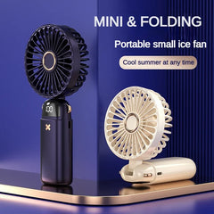 3000mAh Handheld Mini Fan Foldable