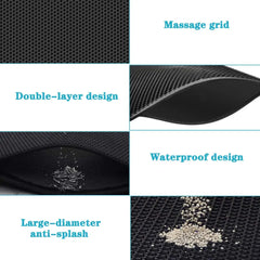 Double-layered Litter Mat - 30x30CM