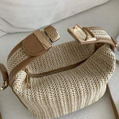 Straw Crossbody Bag