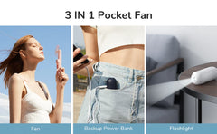 3 IN 1 Mini Hand-held Cooling Fan