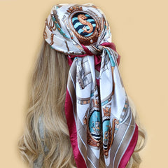 90*90CM Silk Scarves