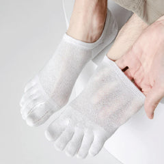 Soft Breathable Finger Boat Sock