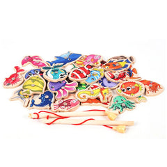 Wooden Magnetic Fishing Toys