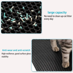 Double-layered Litter Mat - 30x30CM