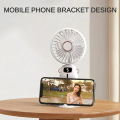 3000mAh Handheld Mini Fan Foldable