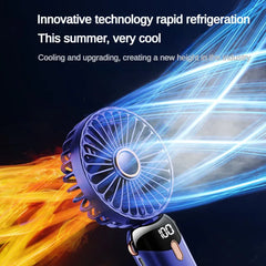 3000mAh Handheld Mini Fan Foldable