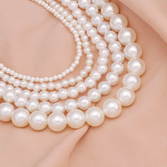 Pearl Chain Choker Necklace