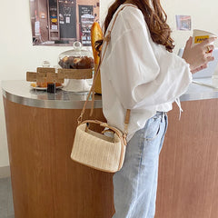 Straw Crossbody Bag