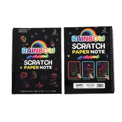 Rainbow Scratch Off Paper Set