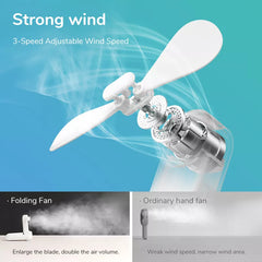 3 IN 1 Mini Hand-held Cooling Fan