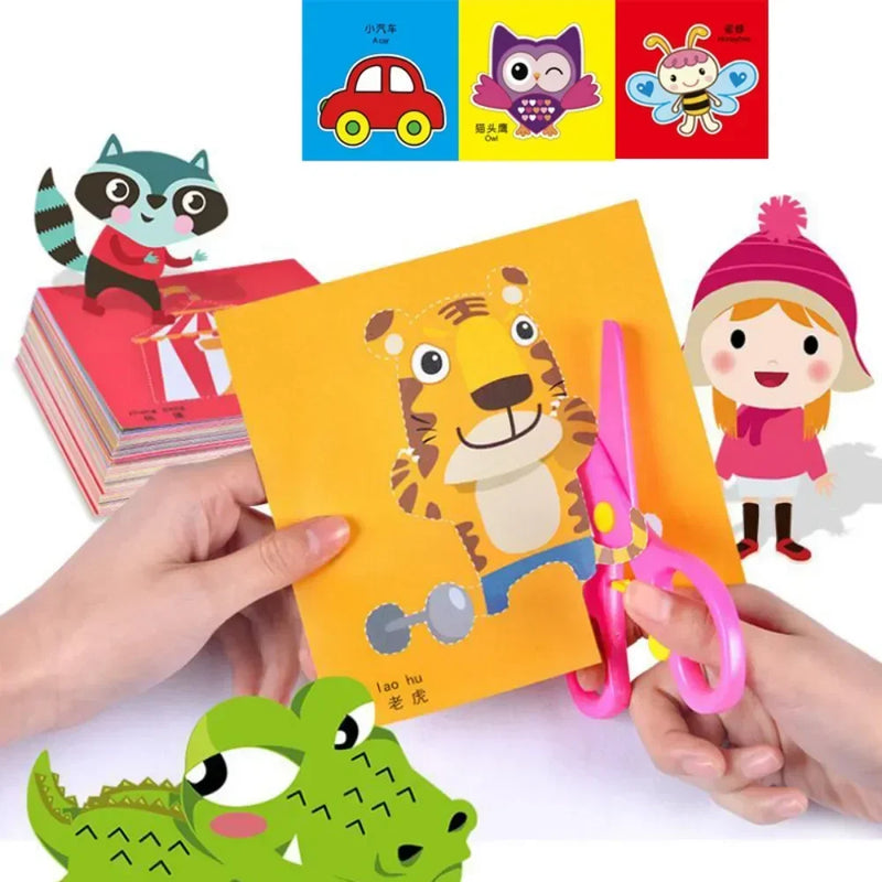 Paper Cut Book Craft Toys