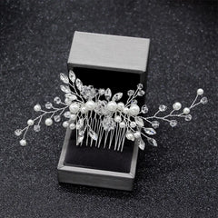 Pearl Rhinestone Hair Accessories