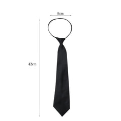 Unisex Simple Clip on Tie