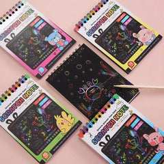 Rainbow Scratch Off Paper Set