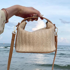 Straw Crossbody Bag