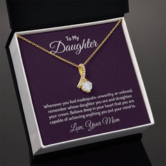 Alluring Beauty Necklace - For Daughter From Mom