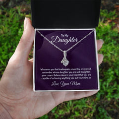 Alluring Beauty Necklace - For Daughter From Mom