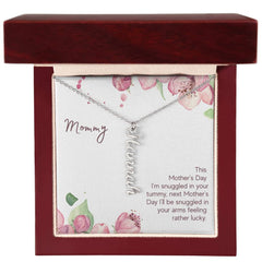 Vertical Name Necklace - To Mommy